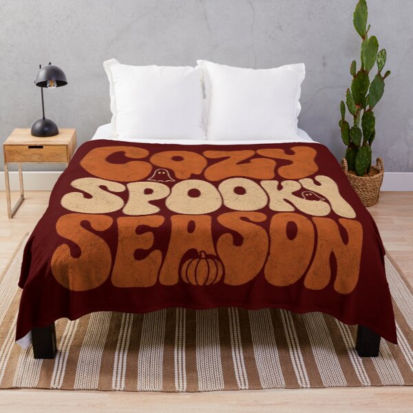 Item preview, Cozy Spooky Season Retro Halloween Typography Shirt designed and sold by PhylonBoxx.