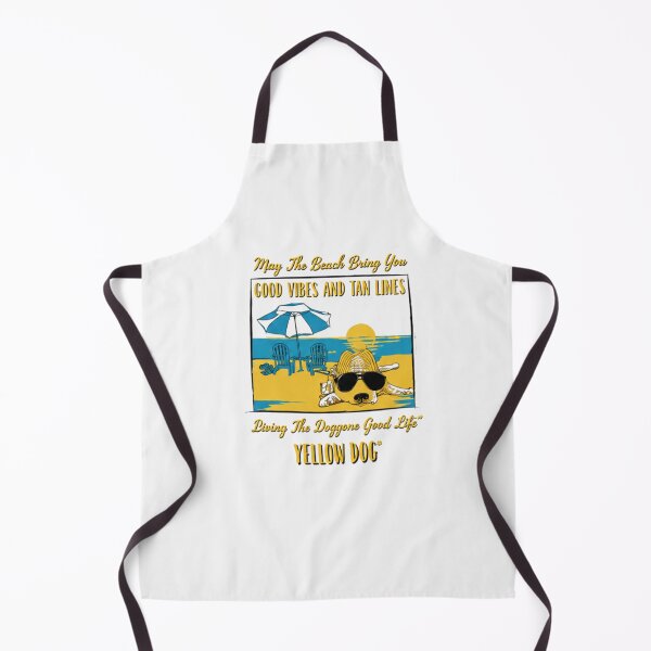 Item preview, Good Vibes And Tan Lines Beach Dog T-Shirt Design | Summer Vacation Dog Art designed and sold by PoojaArtLab.