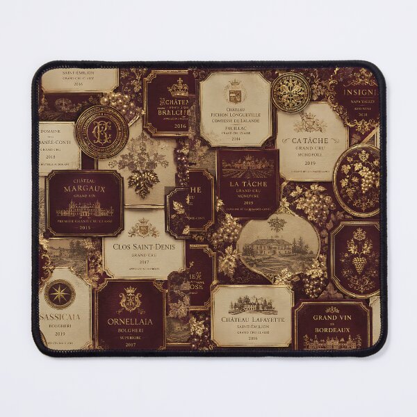 Item preview, Luxury Wine Labels Collage designed and sold by hogardevinos22.