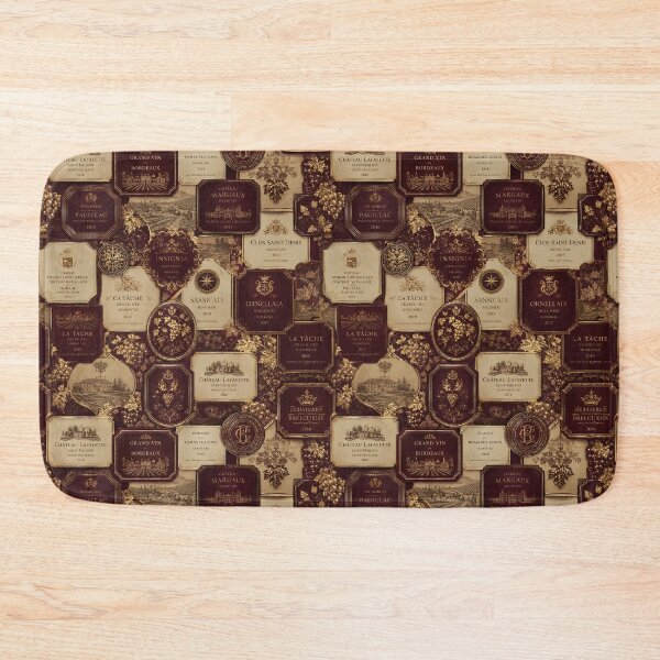 Item preview, Luxury Wine Labels Collage designed and sold by hogardevinos22.