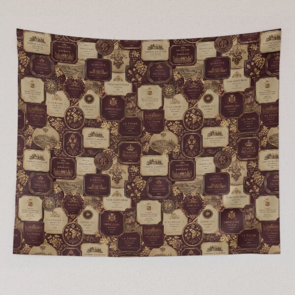 Item preview, Luxury Wine Labels Collage designed and sold by hogardevinos22.