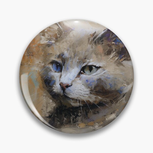 Item preview, Elegant Cat Impressionist Portrait designed and sold by Paolo-Bandal.