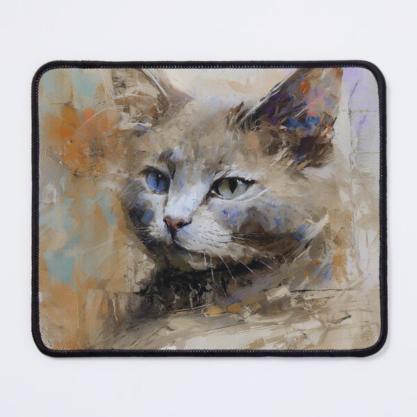 Item preview, Elegant Cat Impressionist Portrait designed and sold by Paolo-Bandal.