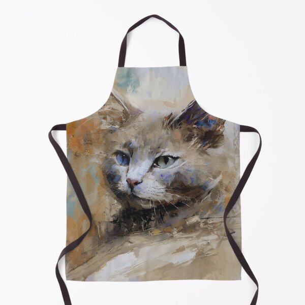 Item preview, Elegant Cat Impressionist Portrait designed and sold by Paolo-Bandal.