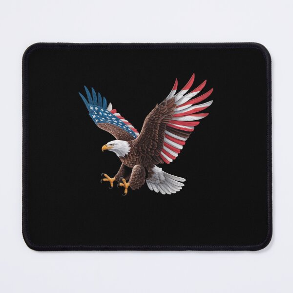 Item preview, American Flag Bald Eagle Patriotic Eagle 4th of July USA designed and sold by TyraYoung.