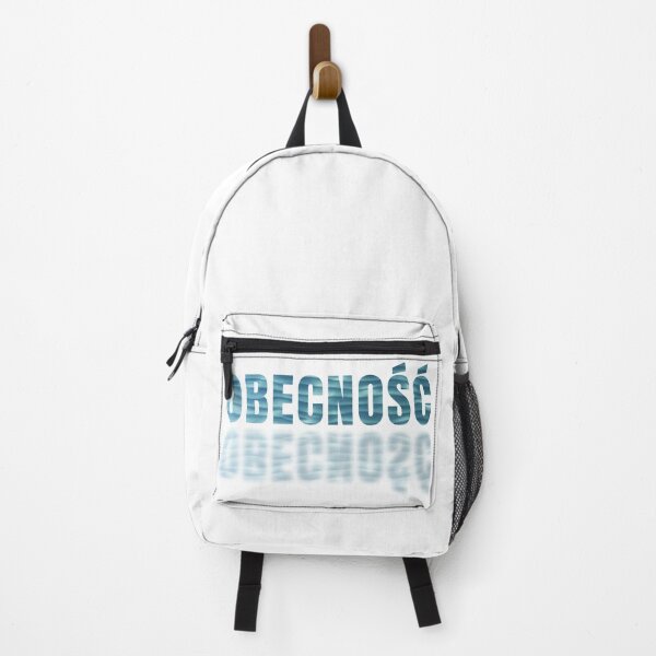 Item preview, Obecnosc Polish Word Mirrored Water Typography designed and sold by LekkieStudioArt.