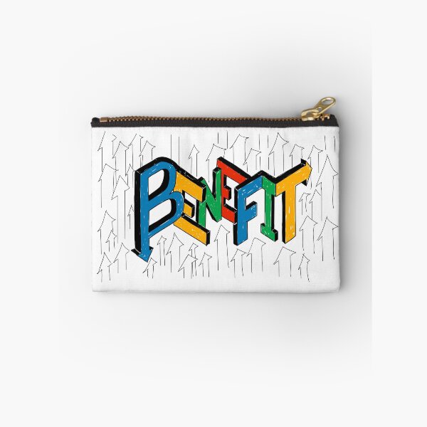 Item preview, Benefit Bold Colorful Arrow Hand Drawn Typography Streetwear Urban Art designed and sold by DERA RAY.