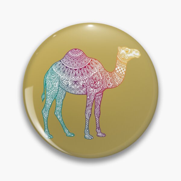 Item preview, Mandala Camel Art in Vibrant Colors designed and sold by TurkiStudio.