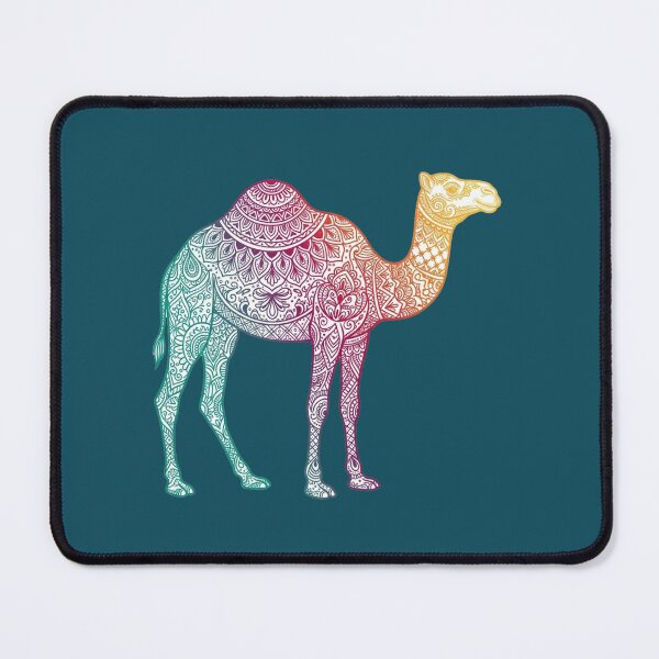 Item preview, Mandala Camel Art in Vibrant Colors designed and sold by TurkiStudio.