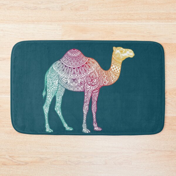 Item preview, Mandala Camel Art in Vibrant Colors designed and sold by TurkiStudio.