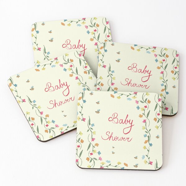 Item preview, Baby Shower Watercolour Floral Watercolour Illustration designed and sold by LLilyArt.