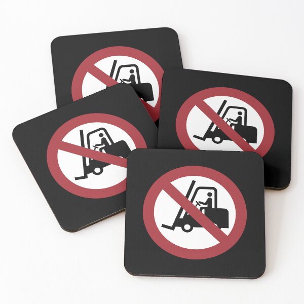 Item preview, No Fork Lifts Sign designed and sold by sifis.