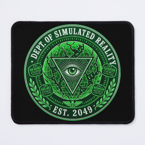 Item preview, Department of Simulated Reality Vintage Sci-Fi Seal designed and sold by Macro Orbit.