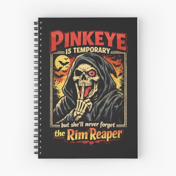 Item preview, Pinkeye Is Temporary She Will Never Forget The Rim Reaper Graphic designed and sold by FeestMia.