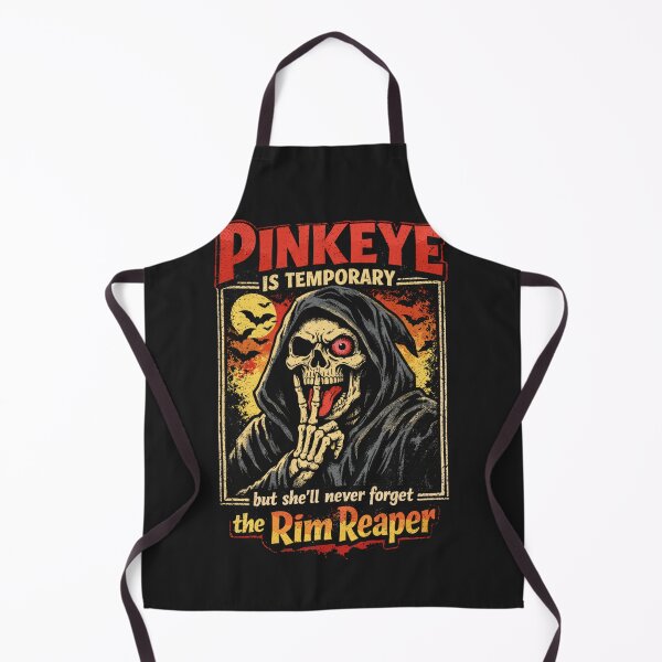 Item preview, Pinkeye Is Temporary She Will Never Forget The Rim Reaper Graphic designed and sold by FeestMia.