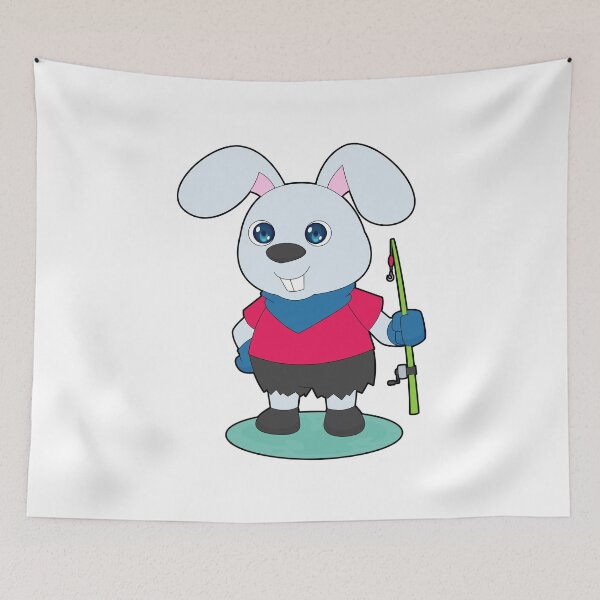 Item preview, Rabbit Angler Fishing rod Fishing designed and sold by Snabdesign84.