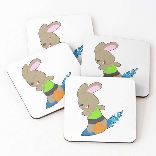 Item preview, Rabbit Surfer Surfboard Water sports designed and sold by Snabdesign84.