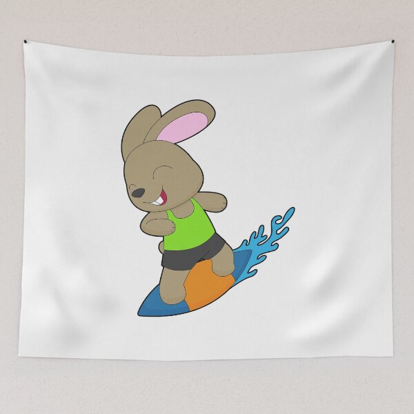 Item preview, Rabbit Surfer Surfboard Water sports designed and sold by Snabdesign84.