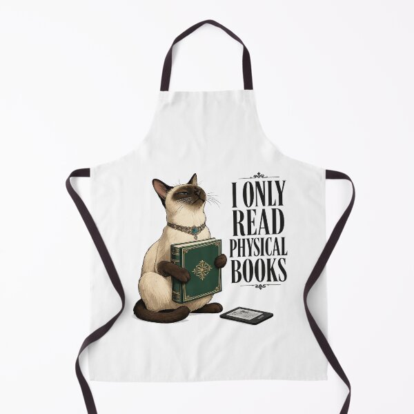 Item preview, Snooty Siamese Cat Gift for Physical Book Lovers designed and sold by Gentlestate.