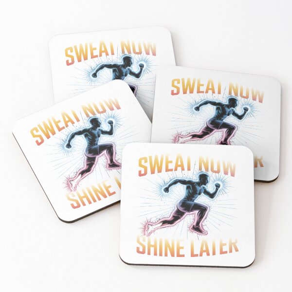 Item preview, Sweat Now Shine Later – Motivational Fitness Athlete Shirt designed and sold by Glamour Gaze .
