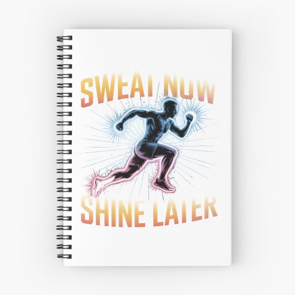Item preview, Sweat Now Shine Later – Motivational Fitness Athlete Shirt designed and sold by Glamour Gaze .