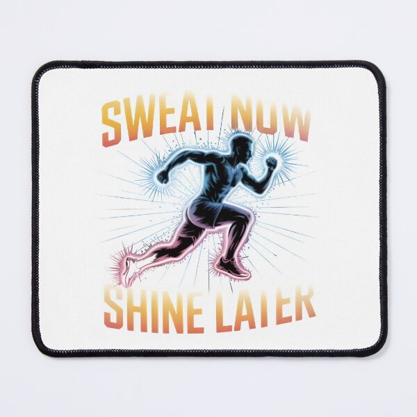 Item preview, Sweat Now Shine Later – Motivational Fitness Athlete Shirt designed and sold by Glamour Gaze .
