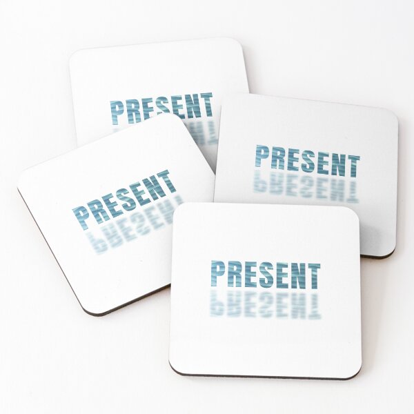 Item preview, Present Mirrored Water Typography Text designed and sold by LekkieStudioArt.