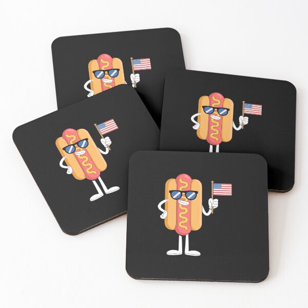 Item preview, Hot Dog American Flag July 4th Patriotic designed and sold by TyraYoung.