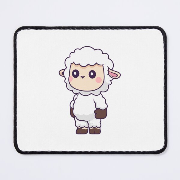 Item preview, Cute Chibi Fluffy Lamb Character Cartoon designed and sold by Warwormm.