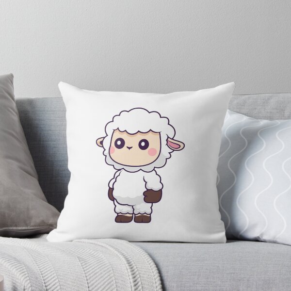 Item preview, Cute Chibi Fluffy Lamb Character Cartoon designed and sold by Warwormm.