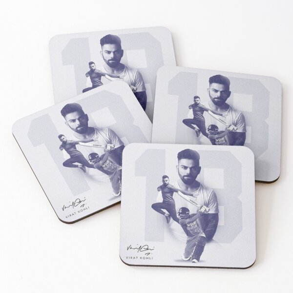 Item preview, Virat Kohli – King of Cricket (RCB) Fan art design designed and sold by Crick-Art.