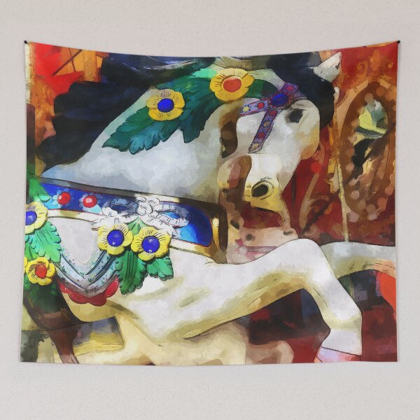 Item preview, Carousel Horse Closeup designed and sold by Susan Savad.