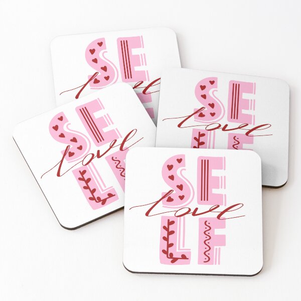 Item preview, Self Love Feminine Typography Quote Design designed and sold by A Little Unhinged.