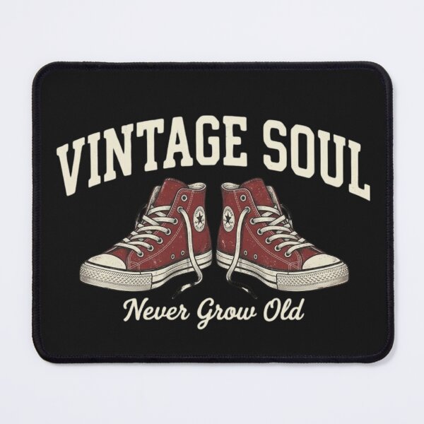 Item preview, Vintage Soul Red High Top Sneakers designed and sold by GiggleInkTees.