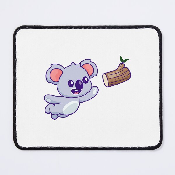 Item preview, Cute Flying Koala Chasing Tree Log Cartoon designed and sold by Warwormm.