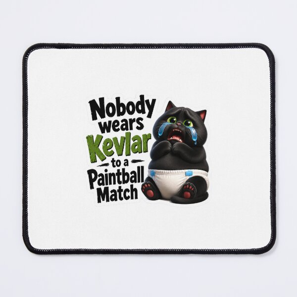Item preview, Nobody Wears Kevlar to a Paintball Match designed and sold by #STARFIELDTEAM.