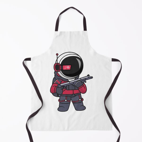 Item preview, Futuristic Sci Fi Cyberpunk Astronaut Soldier Cartoon designed and sold by Warwormm.