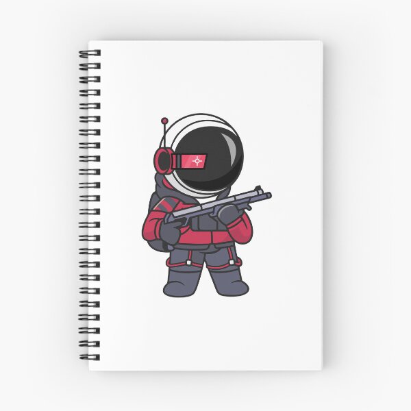 Item preview, Futuristic Sci Fi Cyberpunk Astronaut Soldier Cartoon designed and sold by Warwormm.