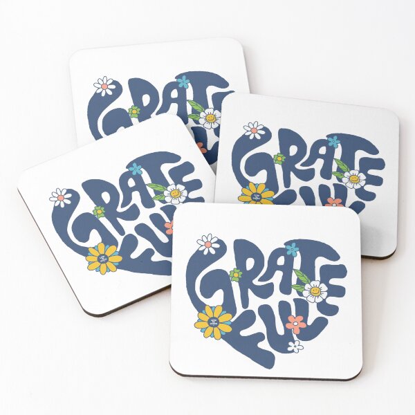 Item preview, Grateful Heart Space Typography Aesthetic Design designed and sold by The craft.