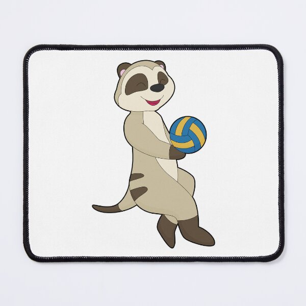 Item preview, Meerkat Volleyball player Volleyball Sports designed and sold by Snabdesign84.