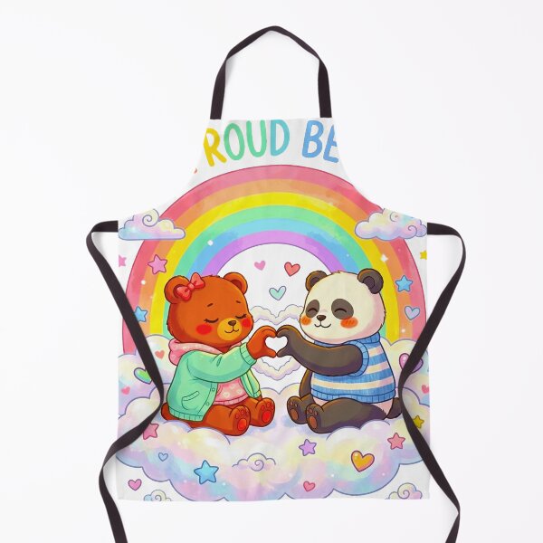 Item preview, Be Proud Be You – Cute Kawaii Bear & Panda Pride Rainbow Art designed and sold by MT-Hub | Cute Aesthetic Art, Stickers & Phone Cases.