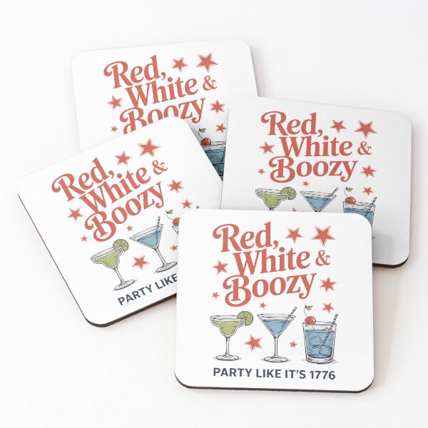 Item preview, Red White and Boozy, Party in the USA Drinking designed and sold by TyraYoung.