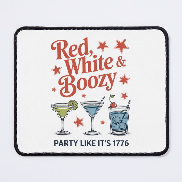 Item preview, Red White and Boozy, Party in the USA Drinking designed and sold by TyraYoung.