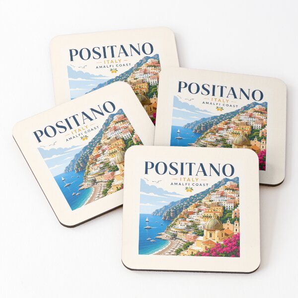 Item preview, Positano, Italy - Amalfi Coast designed and sold by Myra365Art.