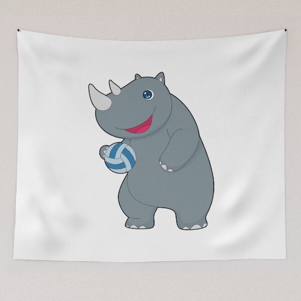 Item preview, Rhino Volleyball player Volleyball  designed and sold by Snabdesign84.