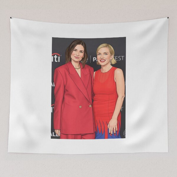 Item preview, Karolina Wydra and Rhea Seehorn Red Fan Art designed and sold by Stephisy.