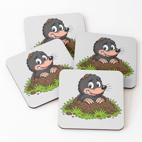 Item preview, Cute Mole Digging Cartoon designed and sold by HumanMess.