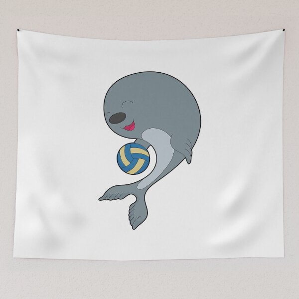 Item preview, Seal Volleyball player Volleyball Sports designed and sold by Snabdesign84.