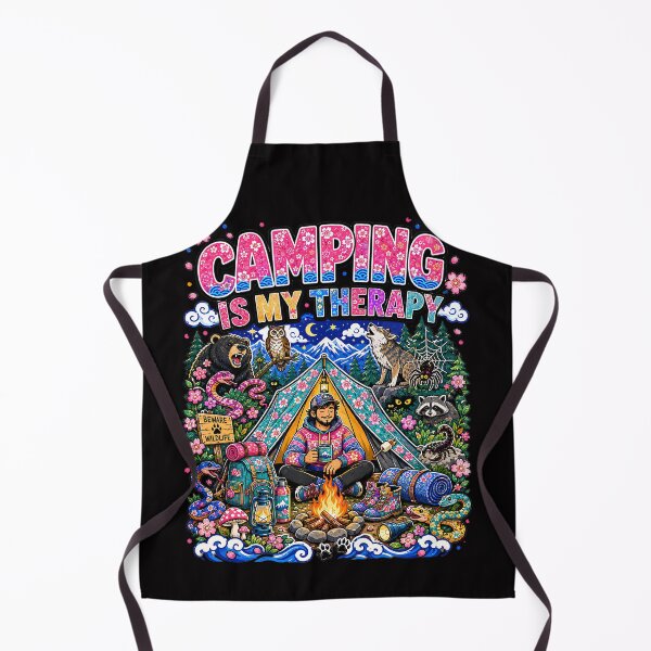 Item preview, Camping boating fishing is my Therapy designed and sold by CoolCrazyQuirky.