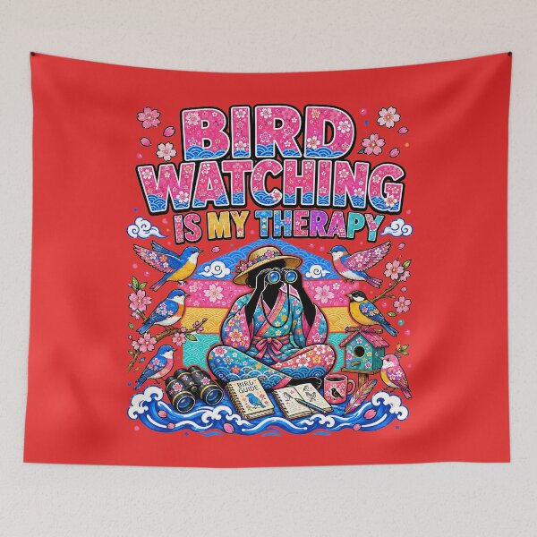 Item preview, Bird Watching is my Therpay designed and sold by CoolCrazyQuirky.
